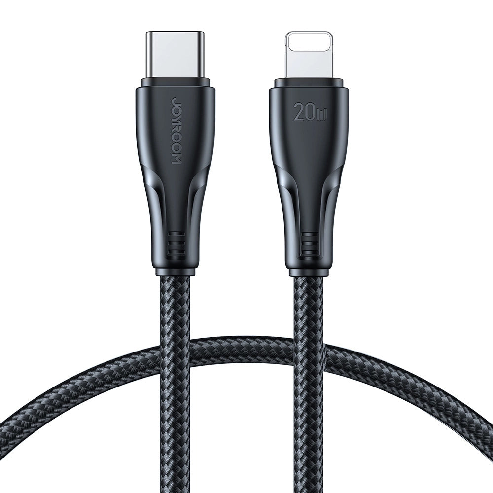 Data- og ladekabel USB-C - Lightning Joyroom S-A11, 20W, 1.2m, Svart