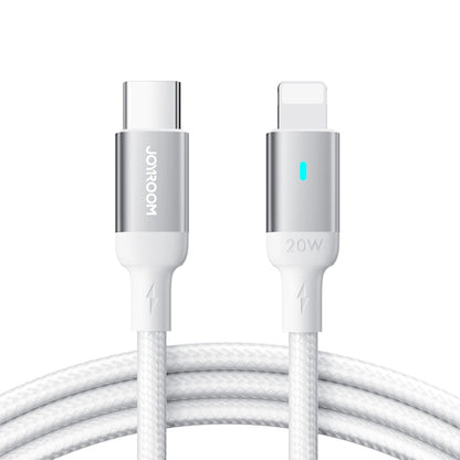Data- og ladekabel USB-C - Lightning Joyroom S-A10, 20W, 1.2m, Hvit