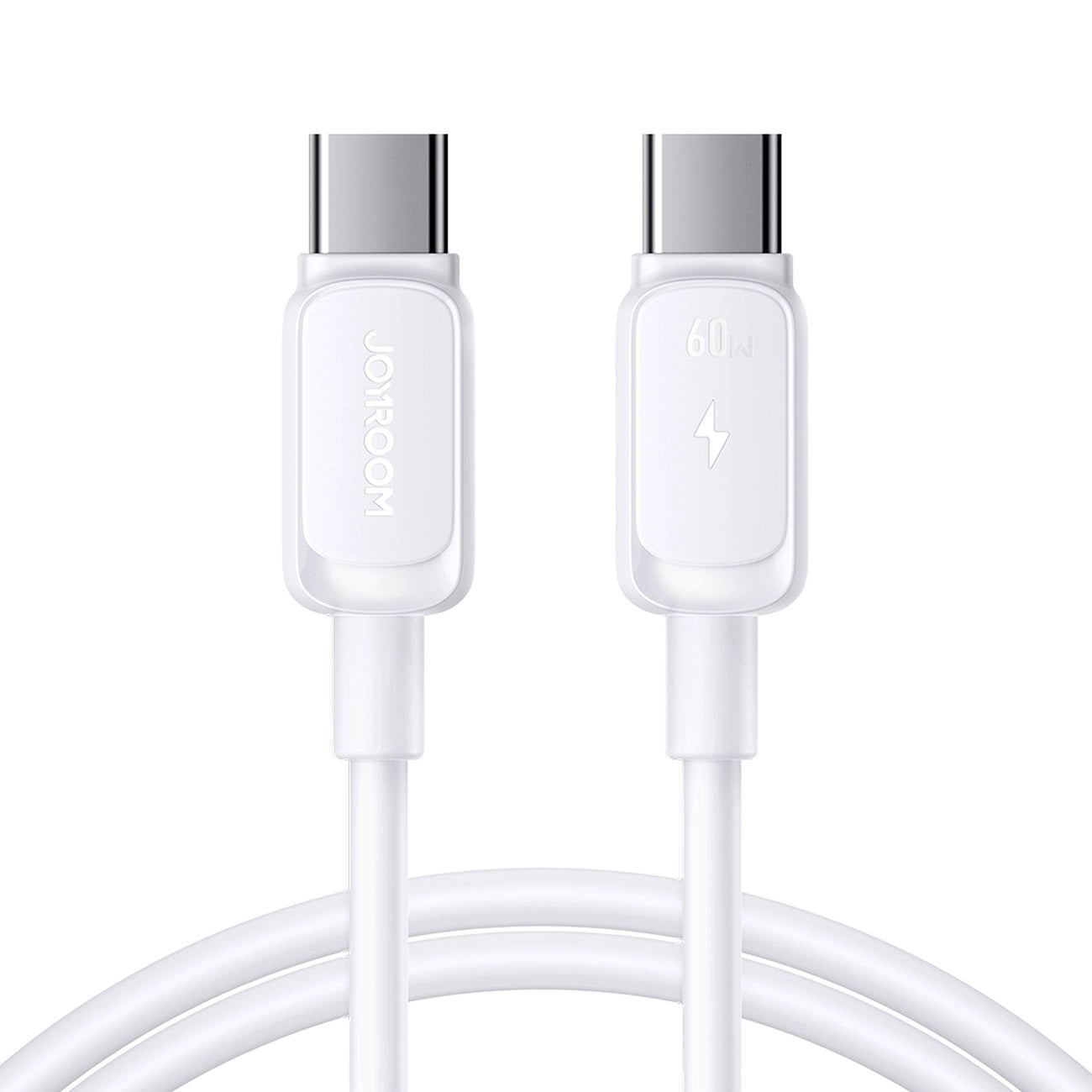 USB-C til USB-C data- og ladekabel Joyroom S-A14, 60W, 1.2m, Hvit