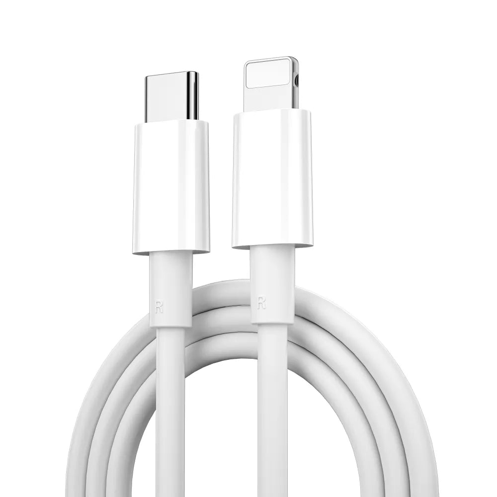 USB-C til Lightning data- og ladekabel WiWu Wi-C008, 30W, 1.2m, Hvit