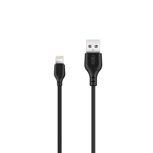 USB-A - Lightning Data og Ladekabel XO Design NB103, 18W, 1m, Svart