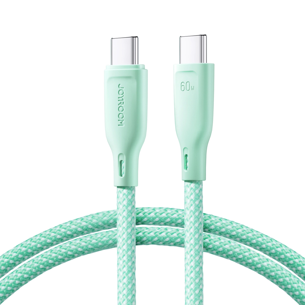 USB-C til USB-C data- og ladekabel Joyroom S-A34, 60W, 1m, Grønn