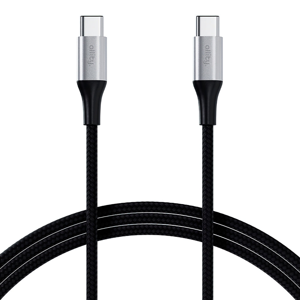 USB-C til USB-C data- og ladekabel Allity. AUC-01, 100W, 1m, Svart