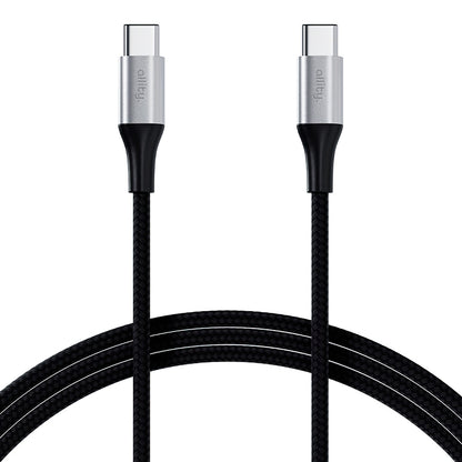 USB-C til USB-C data- og ladekabel Allity. AUC-01, 100W, 2m, Svart