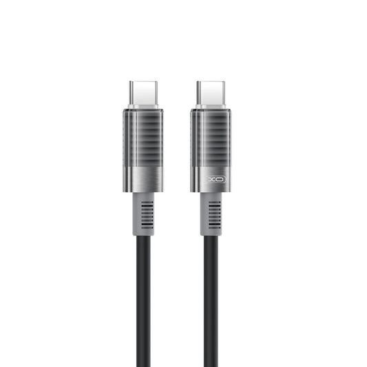 USB-C til USB-C data- og ladekabel XO Design NB-Q282B, 60W, 1m, Svart