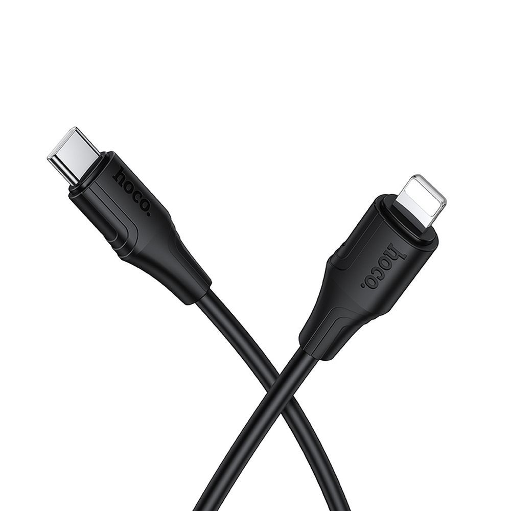 USB-C til Lightning Data- og Ladekabel HOCO X124, 27W, 1m, Svart