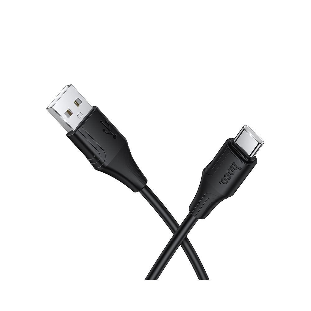 USB-A til USB-C data- og ladekabel HOCO X124, 18W, 1m, Svart