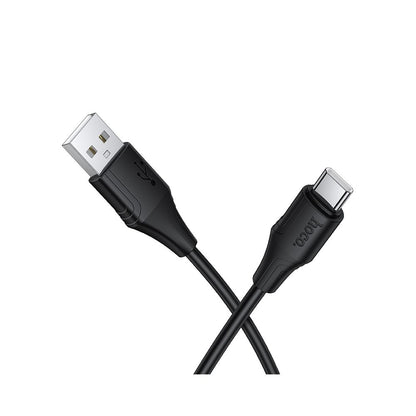 USB-A til USB-C data- og ladekabel HOCO X124, 18W, 1m, Svart