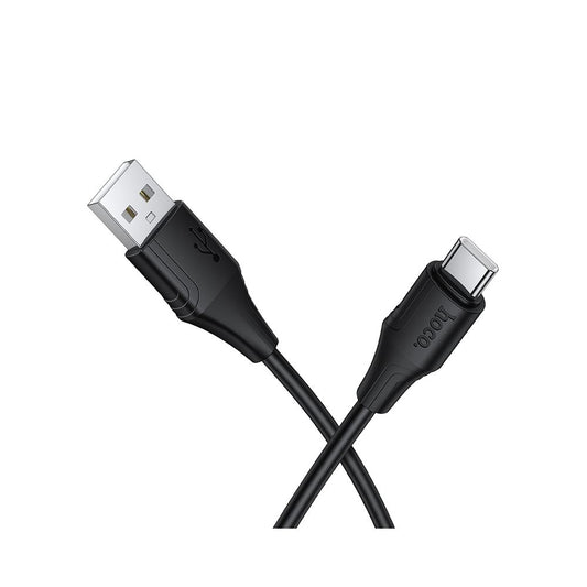 USB-A til USB-C data- og ladekabel HOCO X124, 18W, 1m, Svart