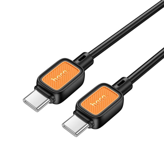 USB-C til USB-C data- og ladekabel HOCO X108, 60W, 1m, Svart