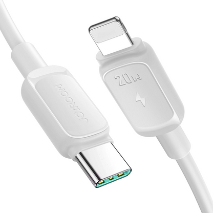 USB-C - Lightning lade- og datakabel Joyroom S-A14, 30W, 1.2m, Hvit