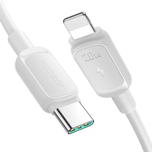 USB-C - Lightning lade- og datakabel Joyroom S-A14, 30W, 1.2m, Hvit