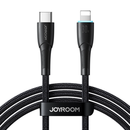 USB-C til Lightning data- og ladekabel Joyroom S-A32, 30W, 1m, Svart