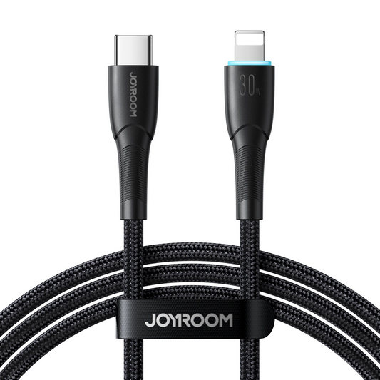 USB-C til Lightning data- og ladekabel Joyroom S-A32, 30W, 1m, Svart