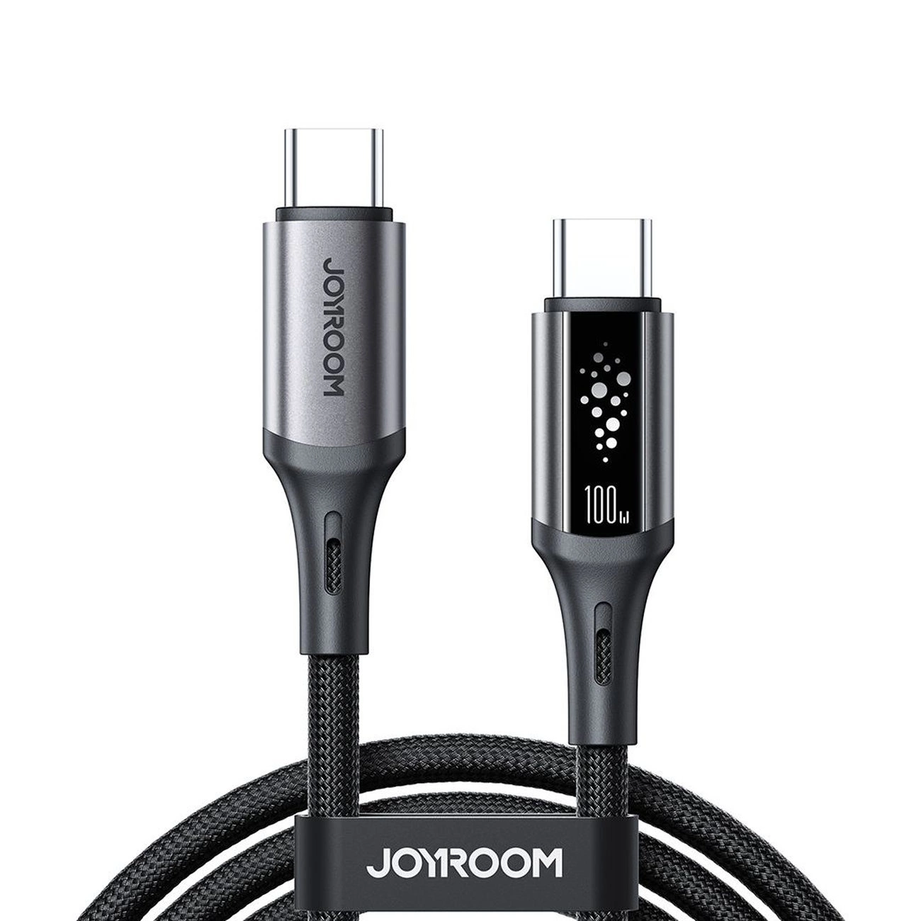 USB-C til USB-C data- og ladekabel Joyroom S-A60 StarTalk, 100W, 1.2m, Svart