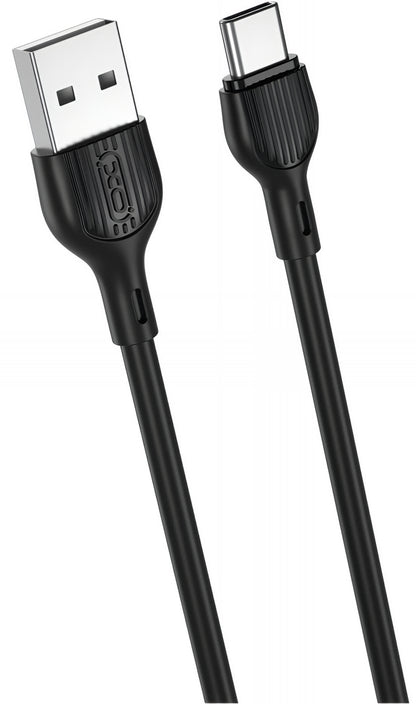 USB-A til USB-C data- og ladekabel XO Design NB200, 10W, 1m, Svart