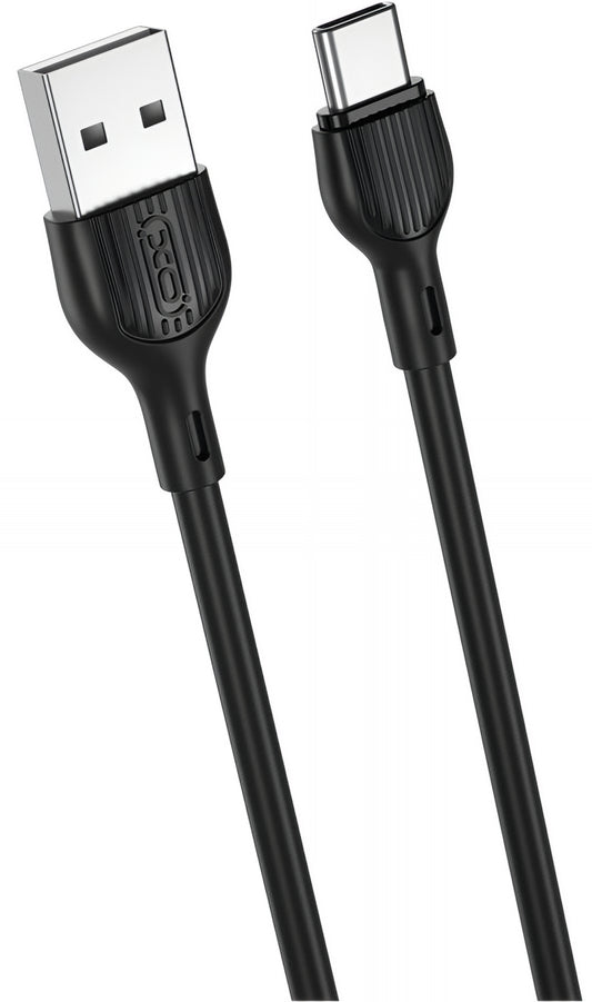 USB-A til USB-C data- og ladekabel XO Design NB200, 10W, 1m, Svart