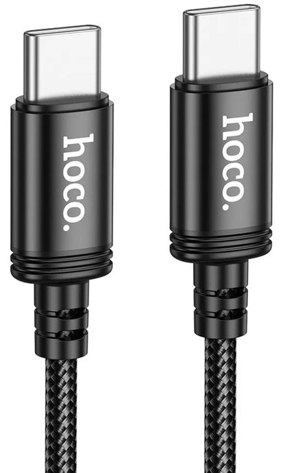USB-C til USB-C data- og ladekabel HOCO X91, 60W, 3m, Svart
