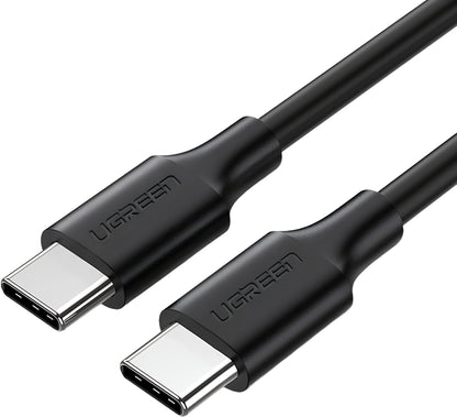 USB-C til USB-C data- og ladekabel UGREEN US286, 60W, 3m, Svart