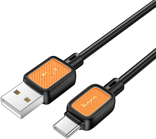 USB-A til USB-C data- og ladekabel HOCO X108, 18W, 1m, Svart
