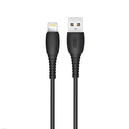 USB-A - Lightning Data- og Ladekabel XO Design NB-P163, 18W, 1m, Svart