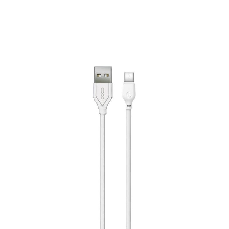 Data- og ladekabel USB-A - USB-C XO Design NB103, 18W, 2m, Hvit