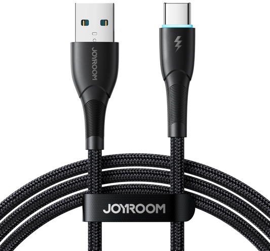 USB-A til USB-C data- og ladekabel Joyroom S-A32, 18W, 1m, Svart