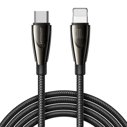 USB-C til Lightning-lade- og datakabel Joyroom S-A31, 30W, 1.2m, Svart
