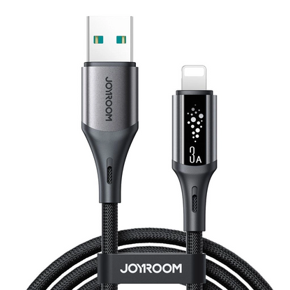USB-A - Lightning Joyroom S-A60 StarTalk data- og ladekabel, 18W, 1.2m, Svart