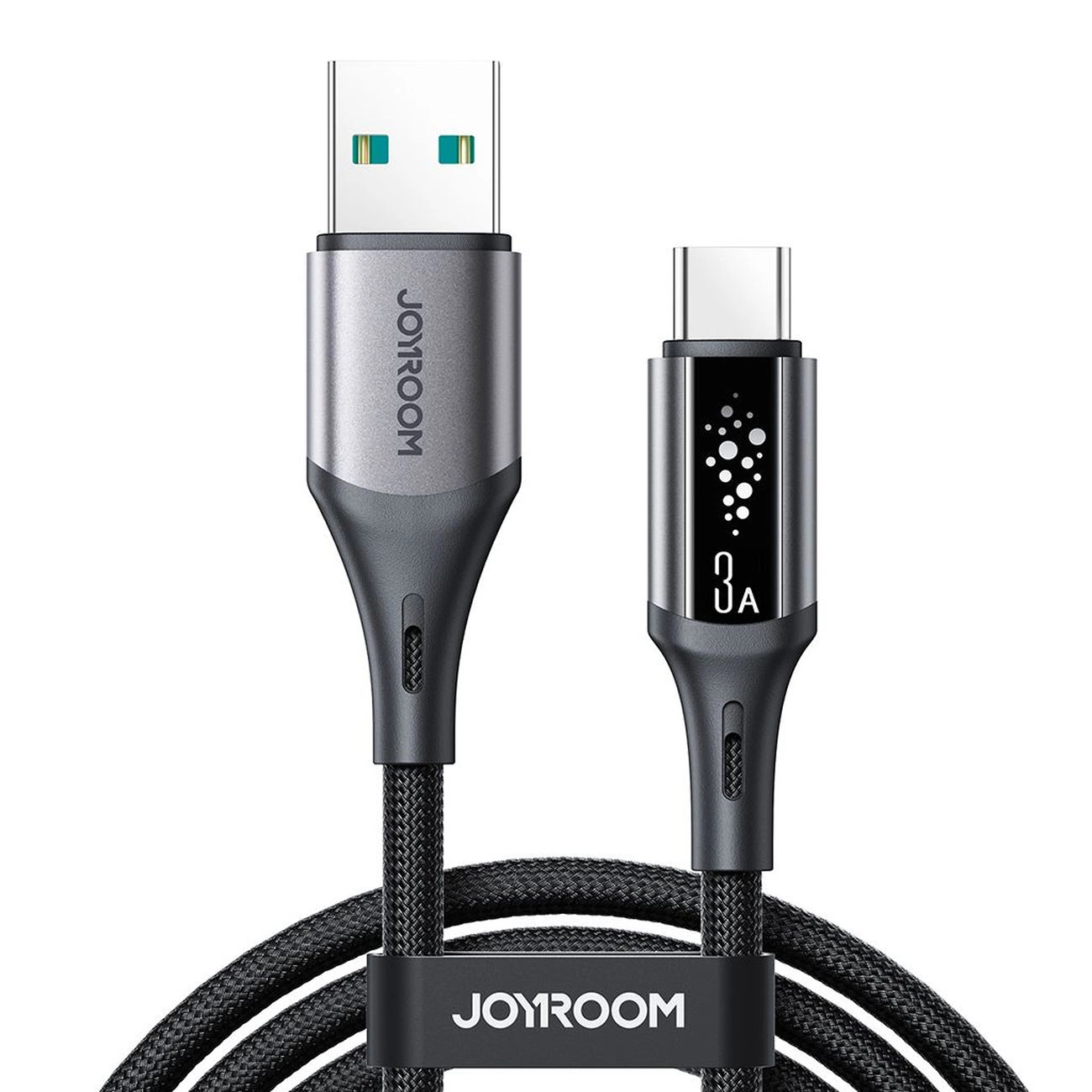 Data- og ladekabel USB-A - USB-C Joyroom S-A60 StarTalk, 18W, 1.2m, Svart