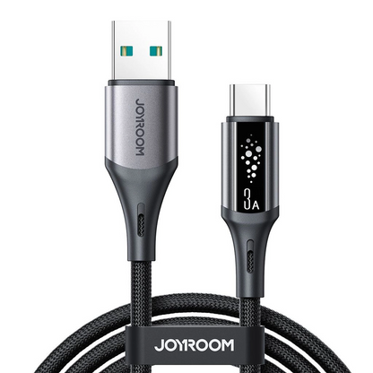 Data- og ladekabel USB-A - USB-C Joyroom S-A60 StarTalk, 18W, 1.2m, Svart