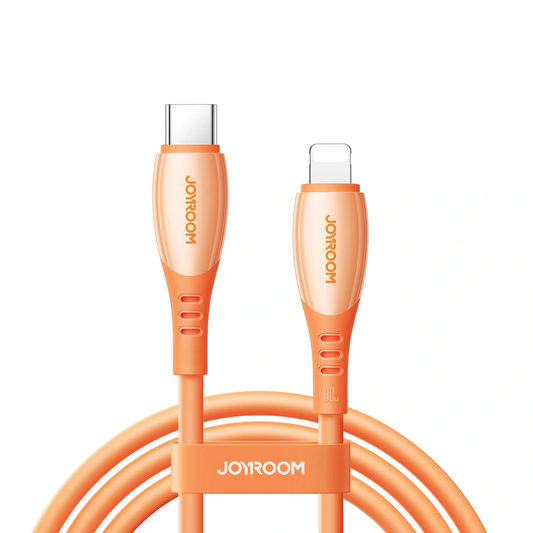 USB-C til Lightning-lade- og datakabel Joyroom S-A59 Vibrant, 30W, 1.2m, Oransje