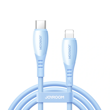 USB-C til Lightning-lade- og datakabel Joyroom S-A59 Vibrant, 30W, 1.2m, Blå