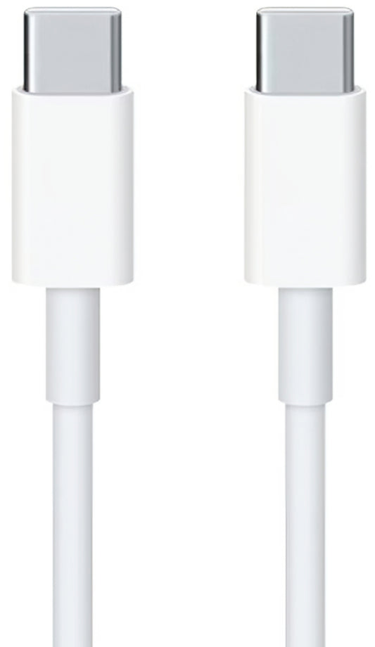 USB-C til USB-C Google data- og ladekabel, 30W, 1m, Hvit GA00735