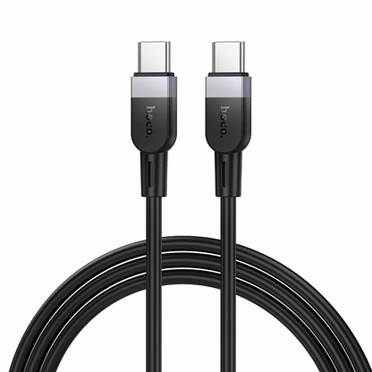 USB-C data- og ladekabel - USB-C HOCO X109, 60W, 1m, Svart