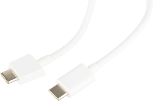 USB-C til USB-C Google data- og ladekabel, 30W, 3m, Hvit