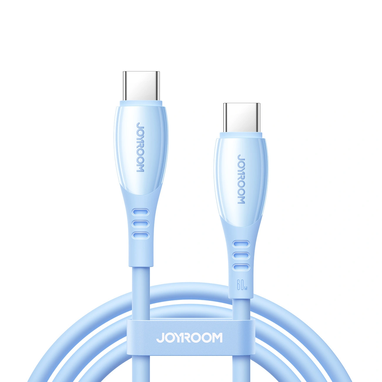 USB-C til USB-C data- og ladekabel Joyroom S-A59 Vibrant, 60W, 1.2m, Blå