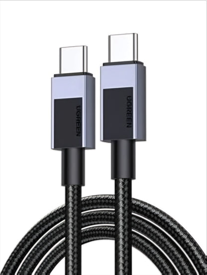 USB-C til USB-C data- og ladekabel UGREEN L512, 100W, 2m, Grå