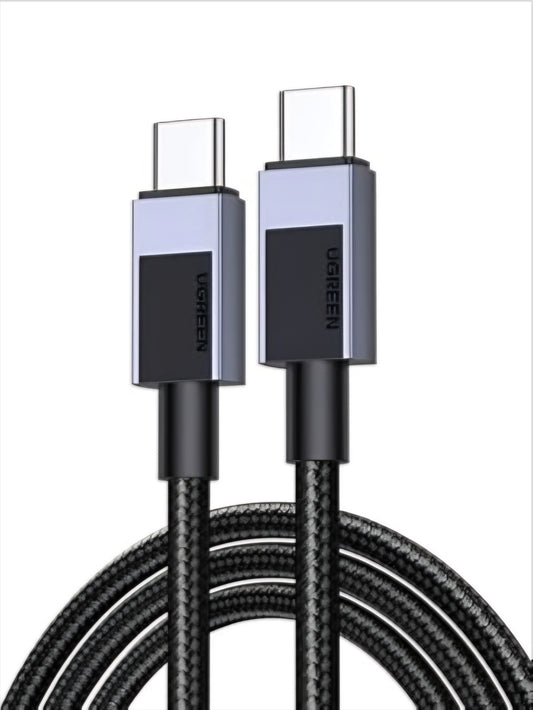 USB-C til USB-C data- og ladekabel UGREEN L512, 100W, 2m, Grå