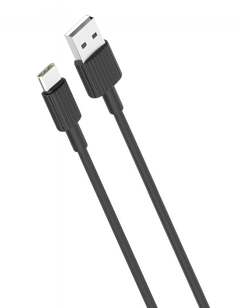 USB-A til USB-C data- og ladekabel XO Design NB156, 18W, 1m, Svart
