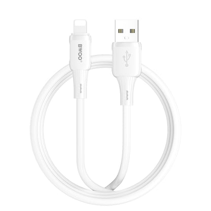 USB-A til Lightning data- og ladekabel BWOO X329L, 15W, 1m, hvit