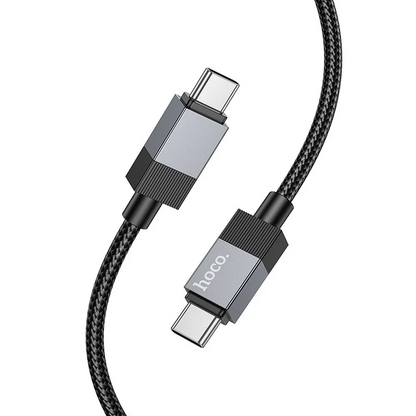 USB-C Data- og ladekabel - USB-C HOCO X110, 60W, 1m, Svart