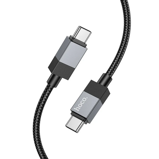 USB-C Data- og ladekabel - USB-C HOCO X110, 60W, 1m, Svart