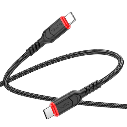 USB-C Data- og ladekabel - USB-C HOCO X59 Victory, 60W, 3m, Svart