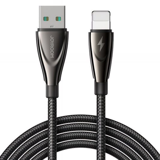 USB-A til Lightning data- og ladekabel Joyroom SA31-AL3, 18W, 1,2m, svart