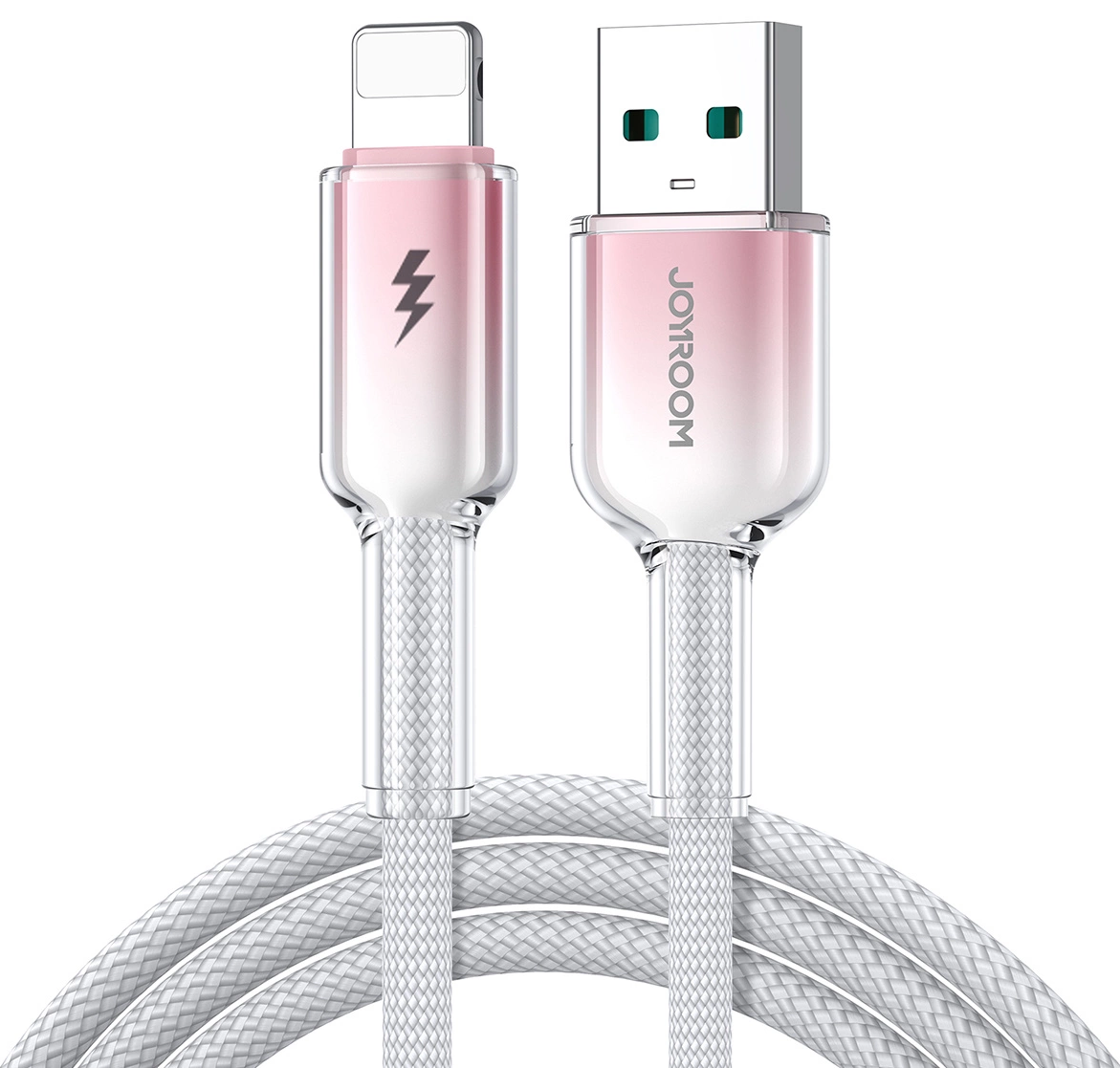 USB-A til Lightning data- og ladekabel Joyroom S-A42, 18W, 1,2m, hvit