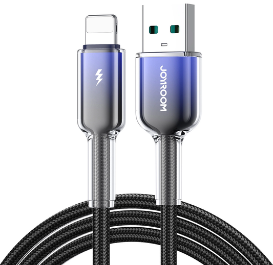 USB-A til Lightning data- og ladekabel Joyroom S-A42, 18W, 1,2m, svart