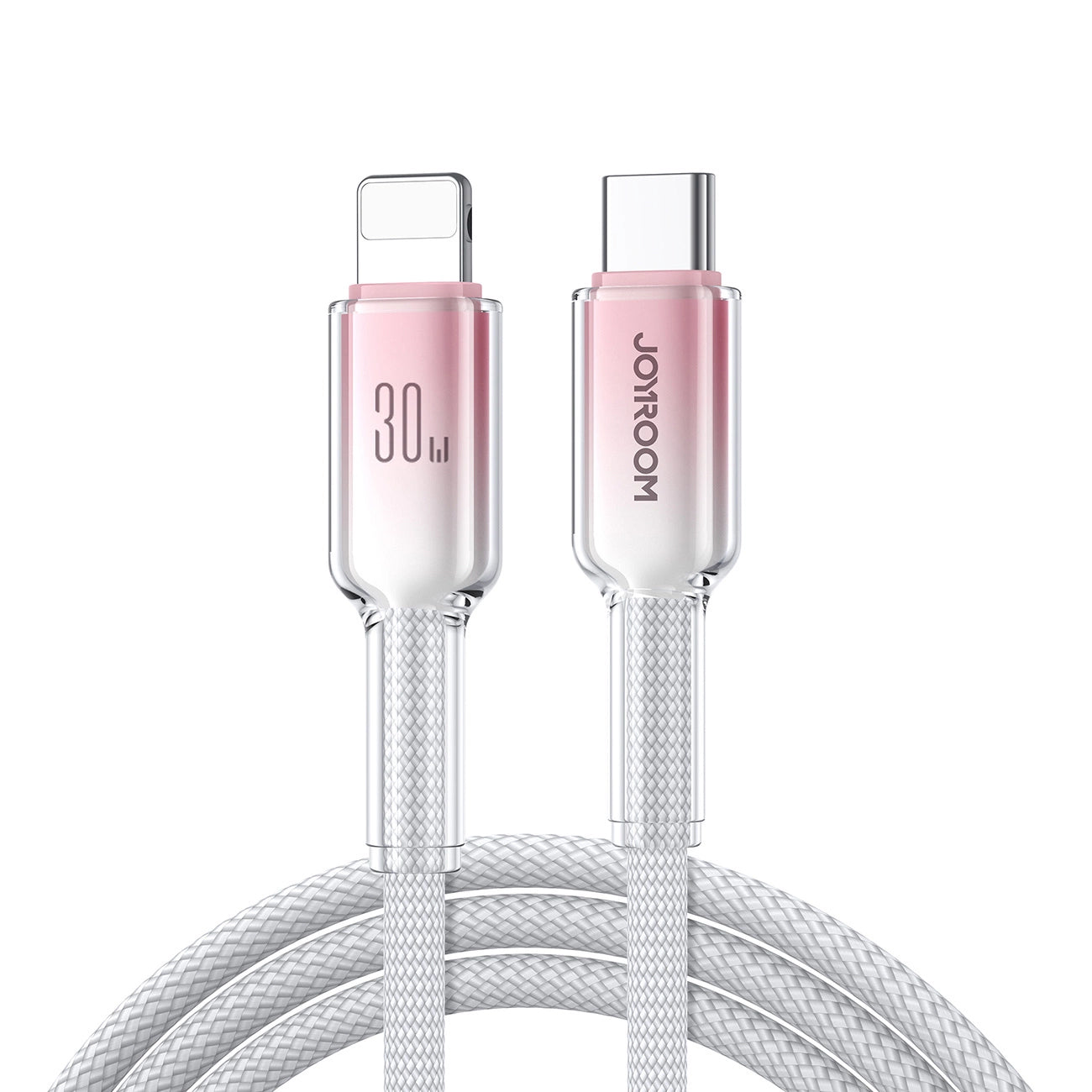 USB-C til Lightning data- og ladekabel Joyroom S-A42, 30W, 1,2m, hvit