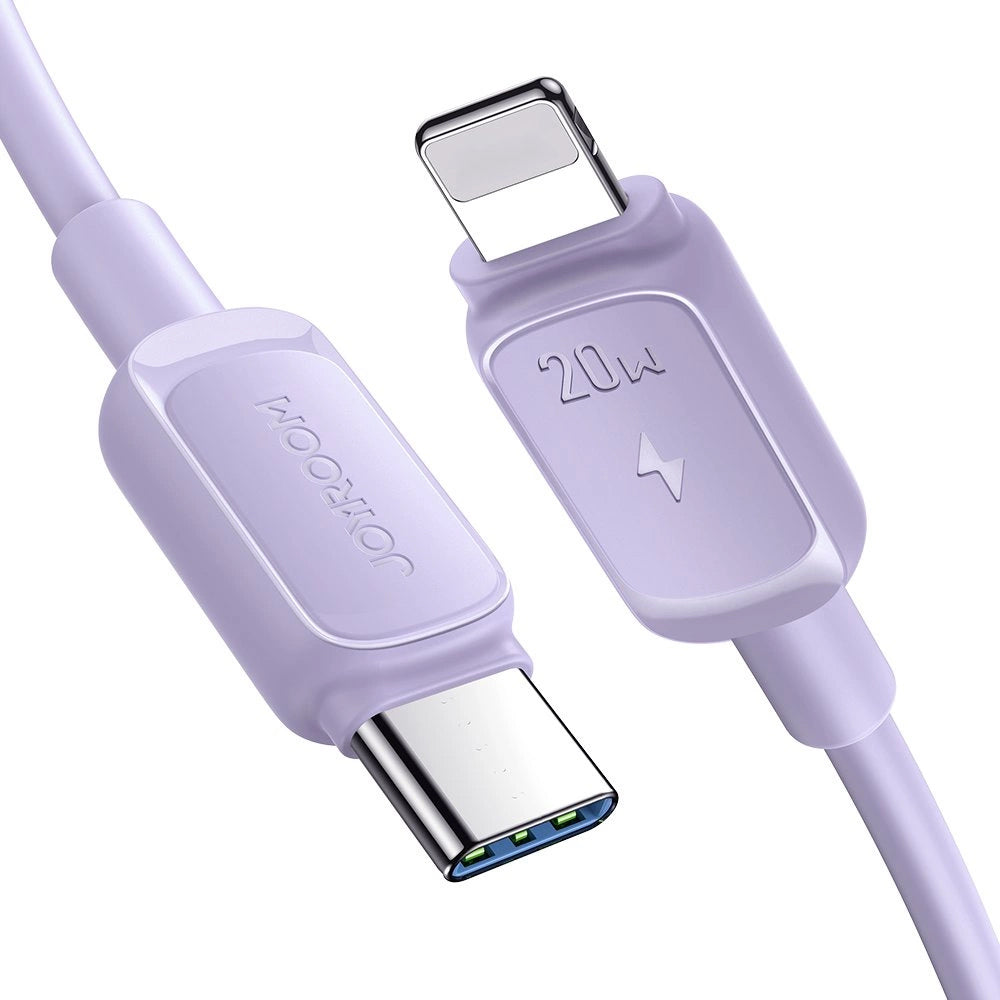 USB-C til Lightning data- og ladekabel Joyroom S-A14, 20W, 1,2m, lilla