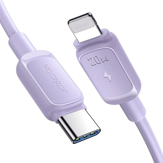 USB-C til Lightning data- og ladekabel Joyroom S-A14, 20W, 1,2m, lilla